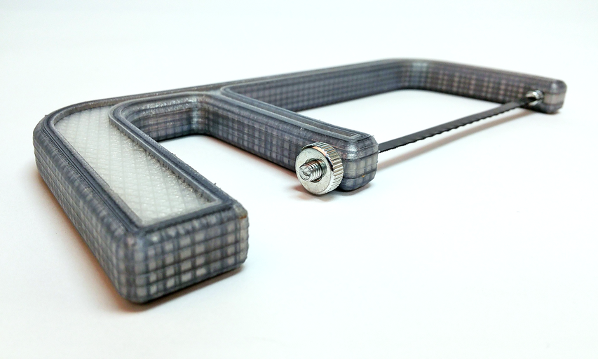 Carbon‑Fiber Hacksaw: A Lightweight Tool Printed on the Markforged Mark Two