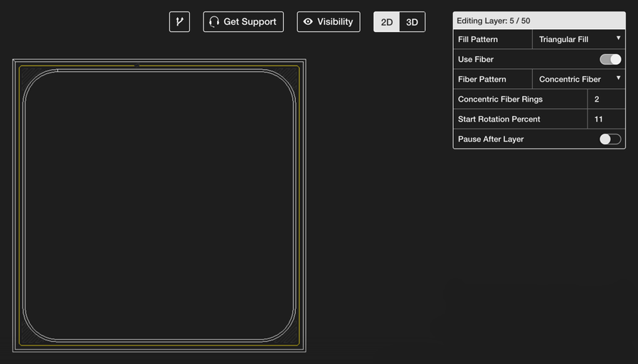 Designing with Markforged Composite Filaments: Minimum Feature Sizes for Optimal Reinforcement