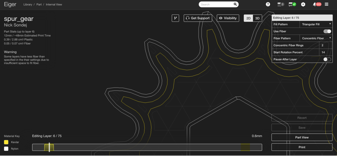 Designing with Markforged Composite Filaments: Minimum Feature Sizes for Optimal Reinforcement