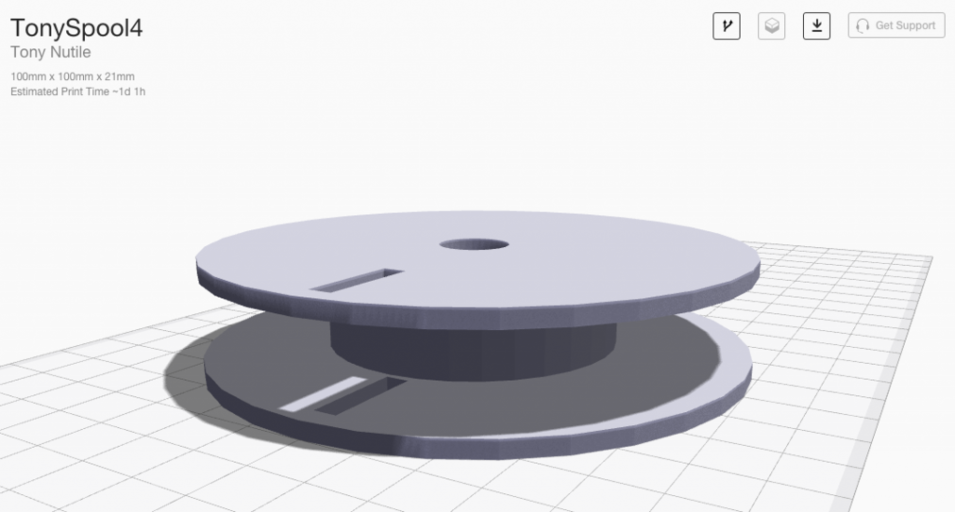 Tony Nutile’s Nylon Spool & Carbon‑Fiber Tool Rack for Mark One Printers