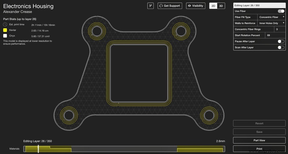 Eiger Update Adds Internal Concentric Fiber Reinforcement for Efficient 3D Printing