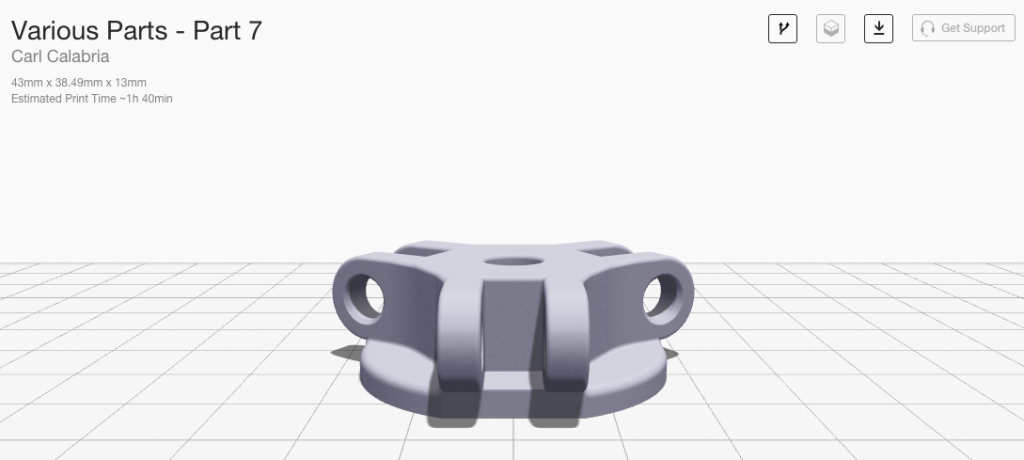 High-Performance 3D-Printed Tripod with Continuous Carbon Fiber Reinforced Legs – STL Files & Build Guide