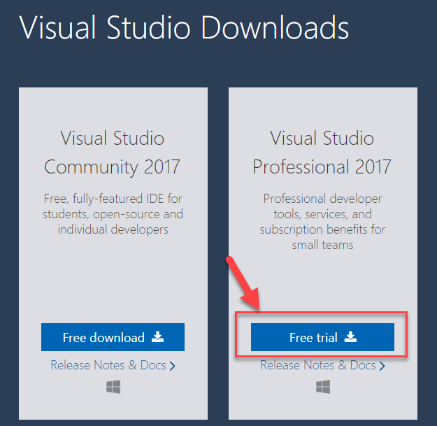 Installing Visual Studio 2019 Community Edition for C# Development on Windows