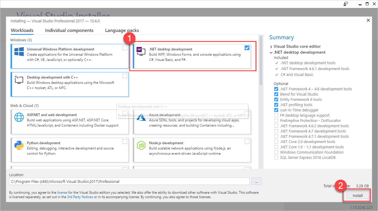 Installing Visual Studio 2019 Community Edition for C# Development on Windows