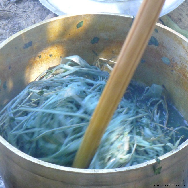 Mastering Fresh Indigo Leaf Dyeing: A Sustainable Approach