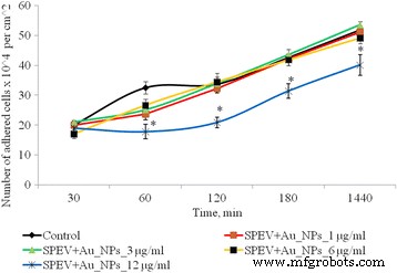 Effects of 15‑nm Gold Nanoparticles on Proliferation, Apoptosis, and Spheroid Formation in HT29 Colon Carcinoma and SPEV Embryonic Kidney Cells