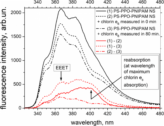 Efficient Chlorin e6 Uptake and Enhanced Energy Transfer in PS–PPO–PNIPAM Hybrid Nanoparticles