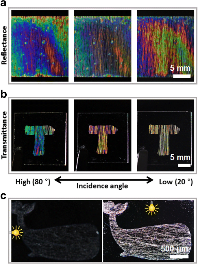 Engineering Angle‑Dependent Structural Color Patterns with Aligned ZnO Nanofibers