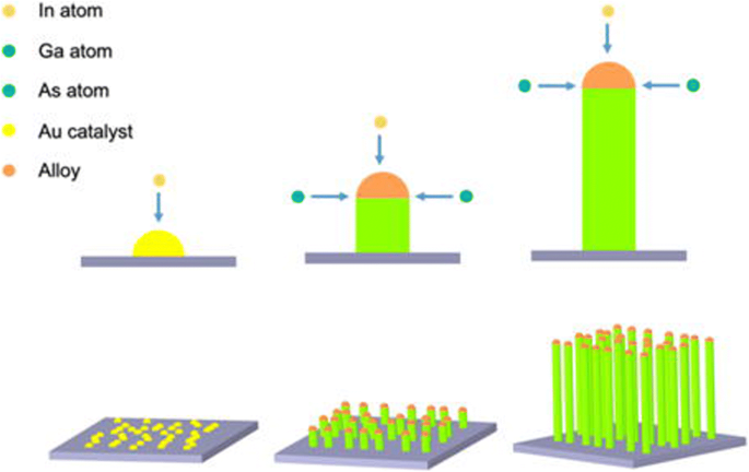 Understanding the Formation of Au-Catalyzed InGaAs Nanowires via Solid-Source Two-Step CVD