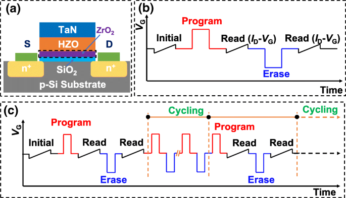 Enhancing Memory Window and Endurance of Hf0.5Zr0.5O2 FeFETs with ZrO2 Seed Layers: Fast‑Pulse Characterization