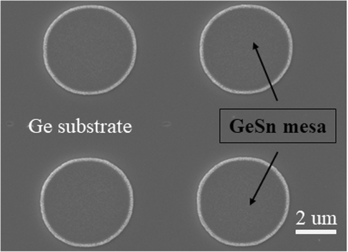 Efficient Fabrication of High‑Quality, Strain‑Relaxed GeSn Microdisks via Selective Epitaxy and Wet Etching