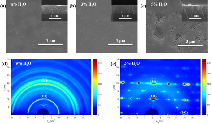 Enhancing 2D Perovskite Solar Cell Performance Through Water-Assisted Crystallization