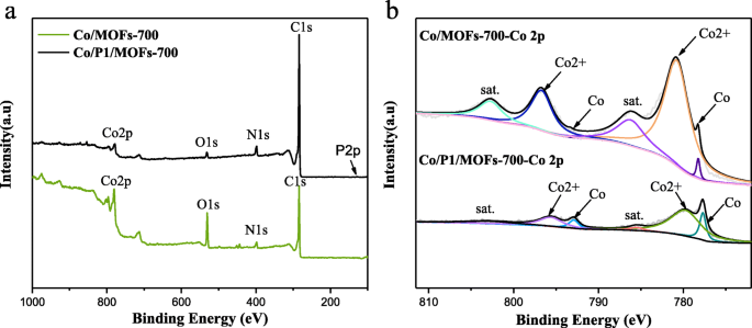 Co‑P‑C Co‑Doped MOF Electrocatalysts for Efficient ORR and OER