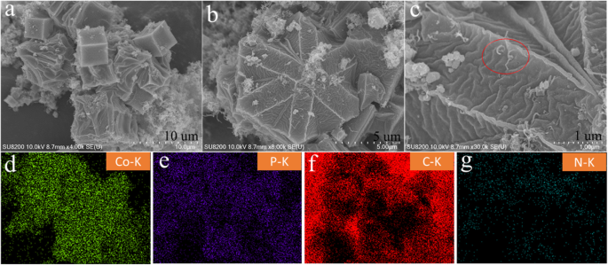 Co‑P‑C Co‑Doped MOF Electrocatalysts for Efficient ORR and OER