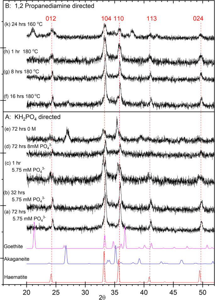 How Growth Directors Shape Hematite Nanorods: A Hydrothermal Synthesis Study