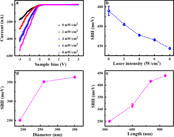 Size-Dependent Photoelectrical Behavior of Individual Silicon Nanowires