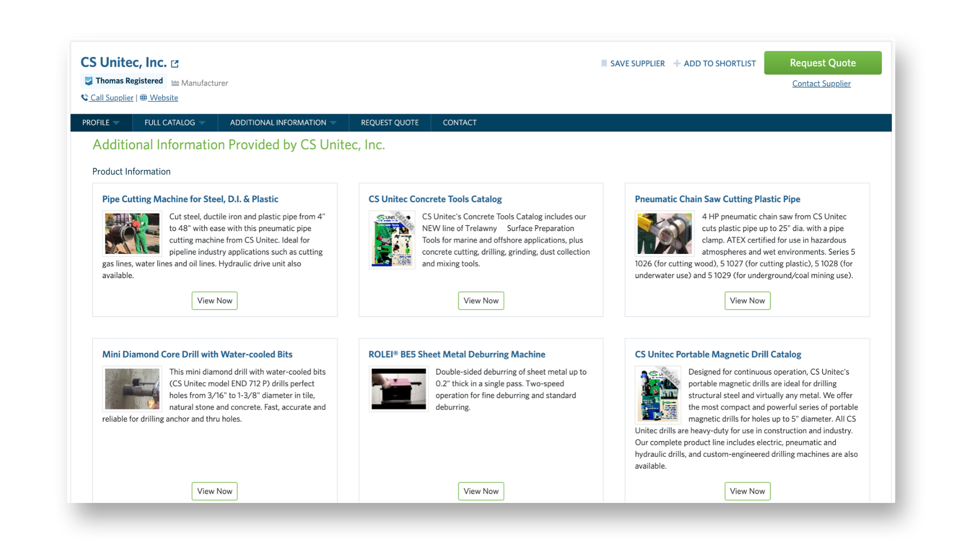 East Coast s Top 10 ThomasNet Company Profiles – Proven Excellence