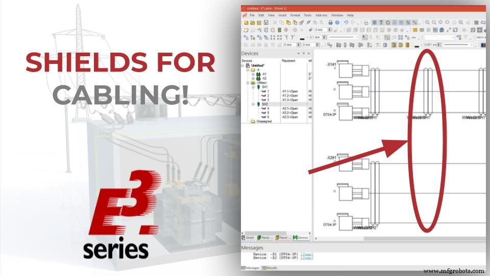 E3.cable Shielding: Easy Addition & Adjustment in 2021 Series