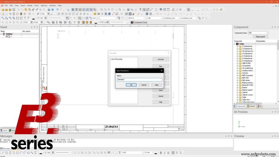 Streamline E3.series: Master Database Templates for Efficient Component Searches