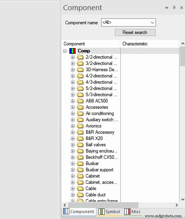 Streamline E3.series: Master Database Templates for Efficient Component Searches
