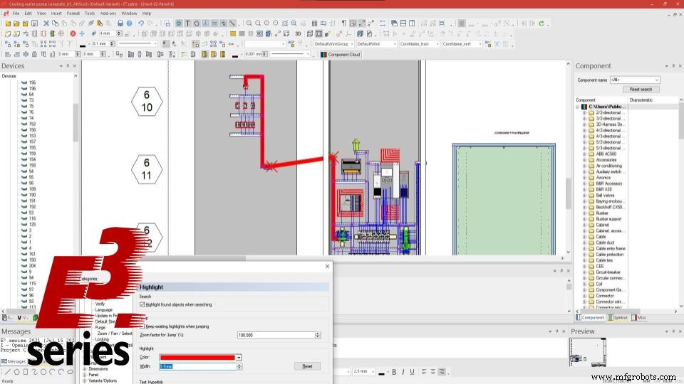 E3.series 2021: New Panel Design Tools & 3D Export Features