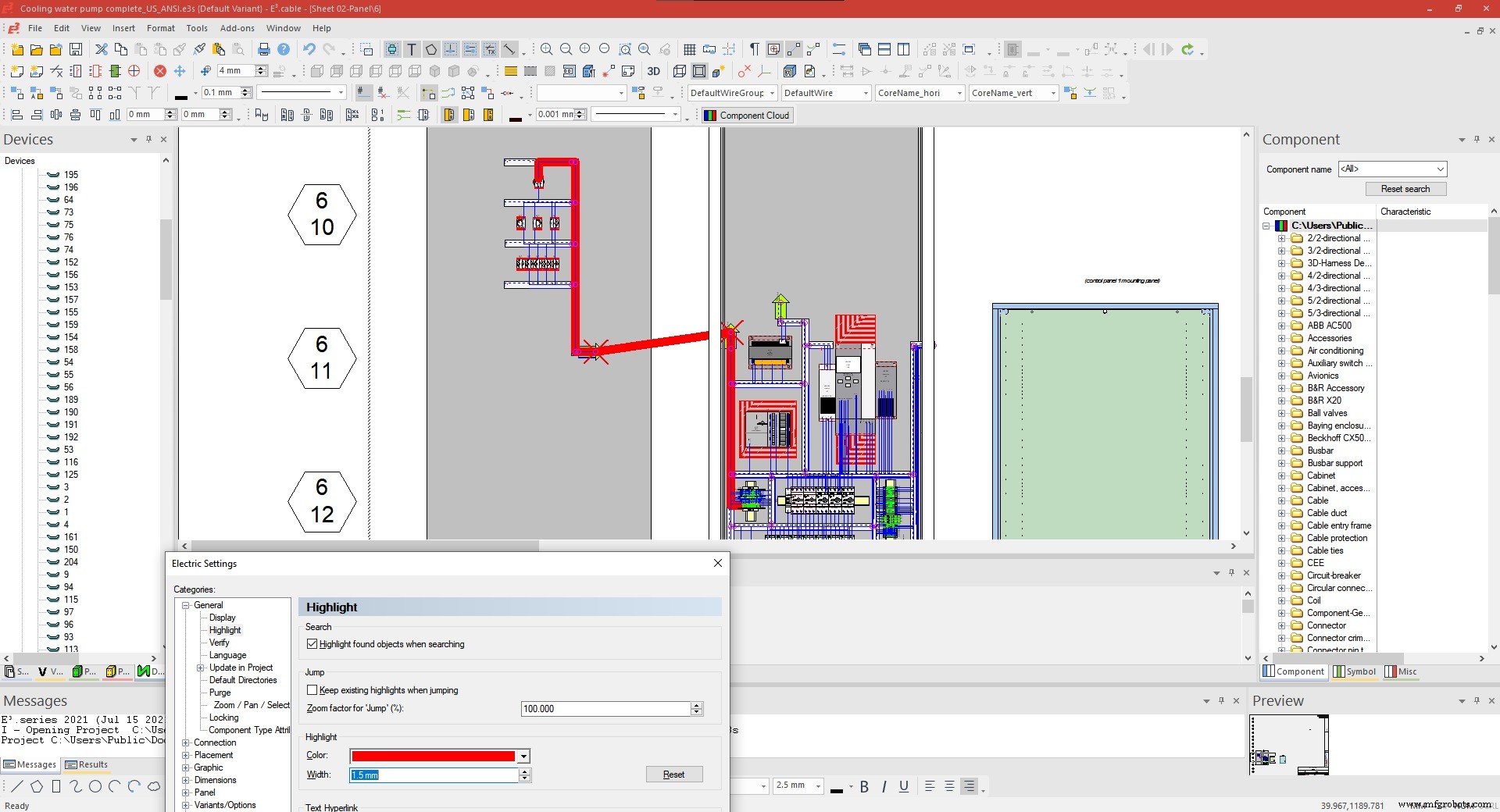 E3.series 2021: New Panel Design Tools & 3D Export Features