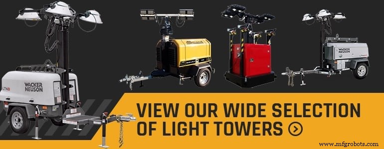 Choosing the Ideal Industrial Light Tower for Your Construction Jobsite