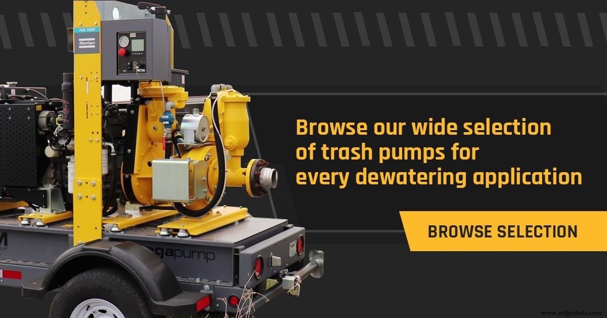 Select the Ideal Trash Pump for Reliable Dewatering
