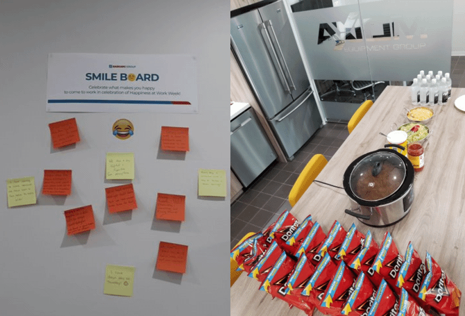 Saskarc Group Donates Over $1,600 to Galloway Health Centre Handi‑Van During International Happiness at Work Week