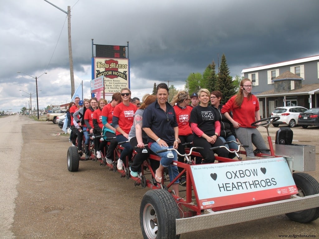 Axiom Equipment Group & Saskarc Inc. Ride for Heart & Stroke Foundation at Annual Big Bike Ride