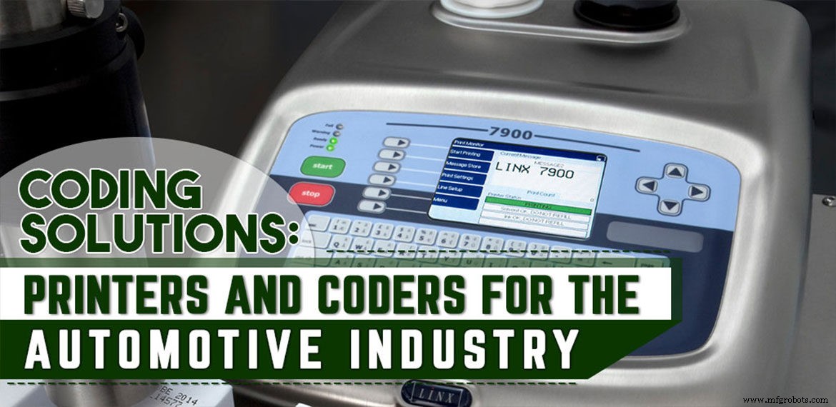 Reliable Coding Solutions: Precision Printers & Coders for Automotive Manufacturing