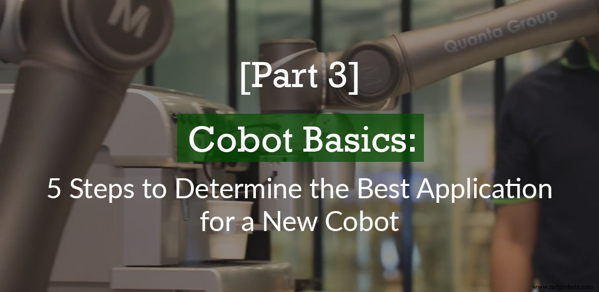 Cobot Basics – 5 Essential Steps to Identify the Ideal Application for Your Next Collaborative Robot