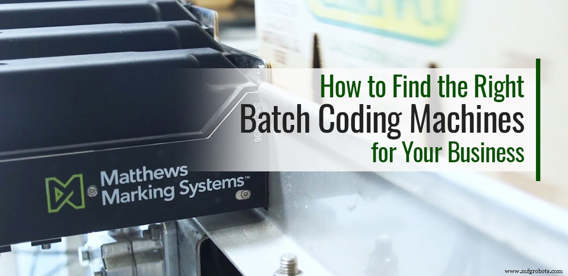 Choosing the Ideal Batch Coding Machine for Your Business: A Practical Guide