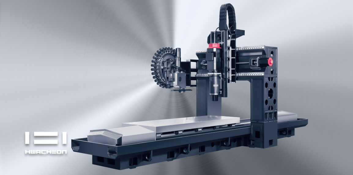 Hwacheon L1/L2 Double‑Column Vertical Machining Center – Precision & Flexibility for Long Parts