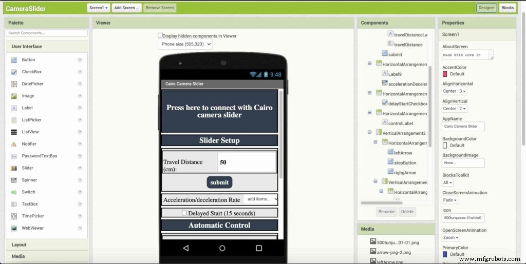 Bluetooth‑Enabled Arduino Motorized Camera Slider for Smooth Cinematic Shots