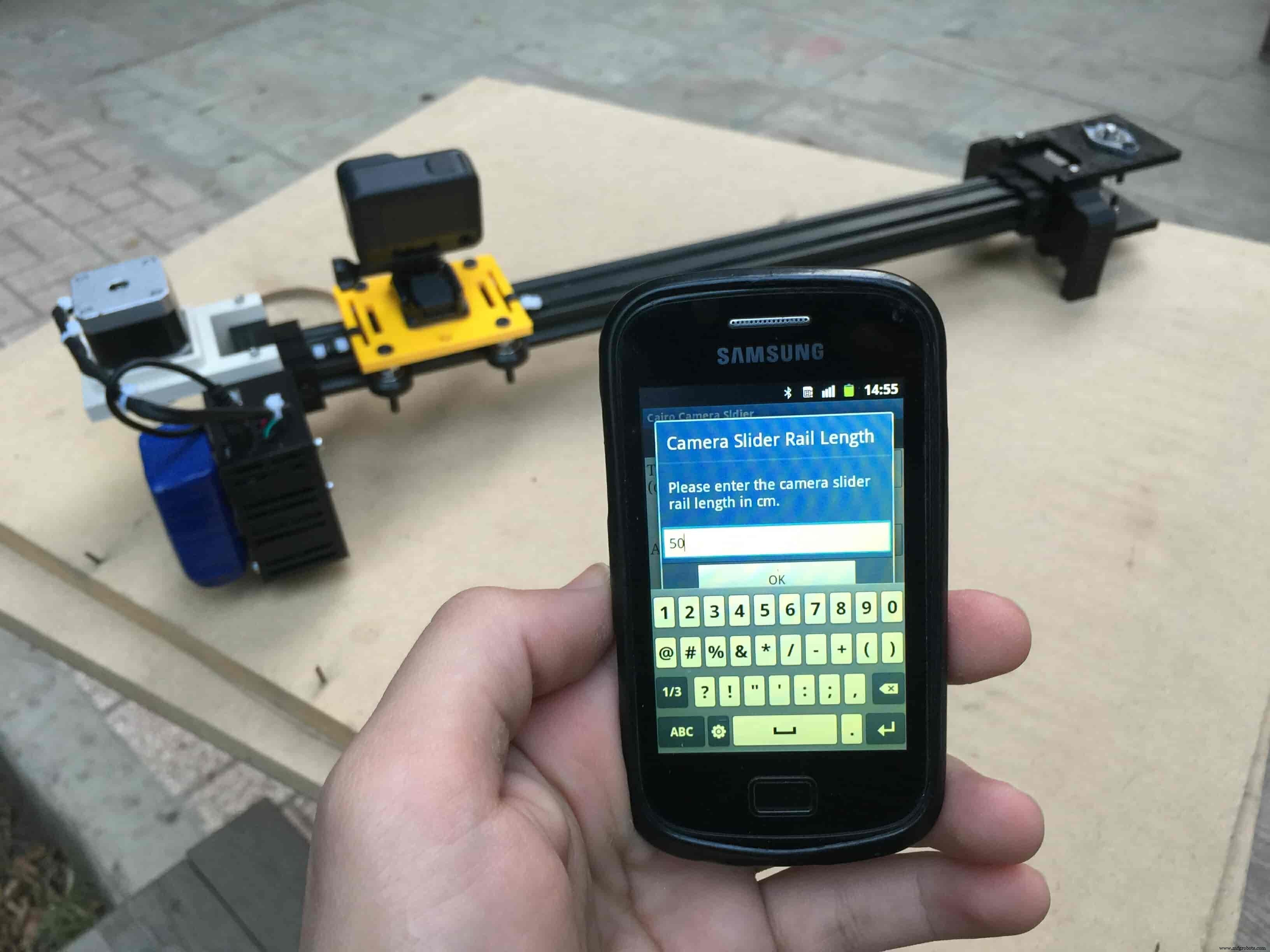 Bluetooth‑Enabled Arduino Motorized Camera Slider for Smooth Cinematic Shots