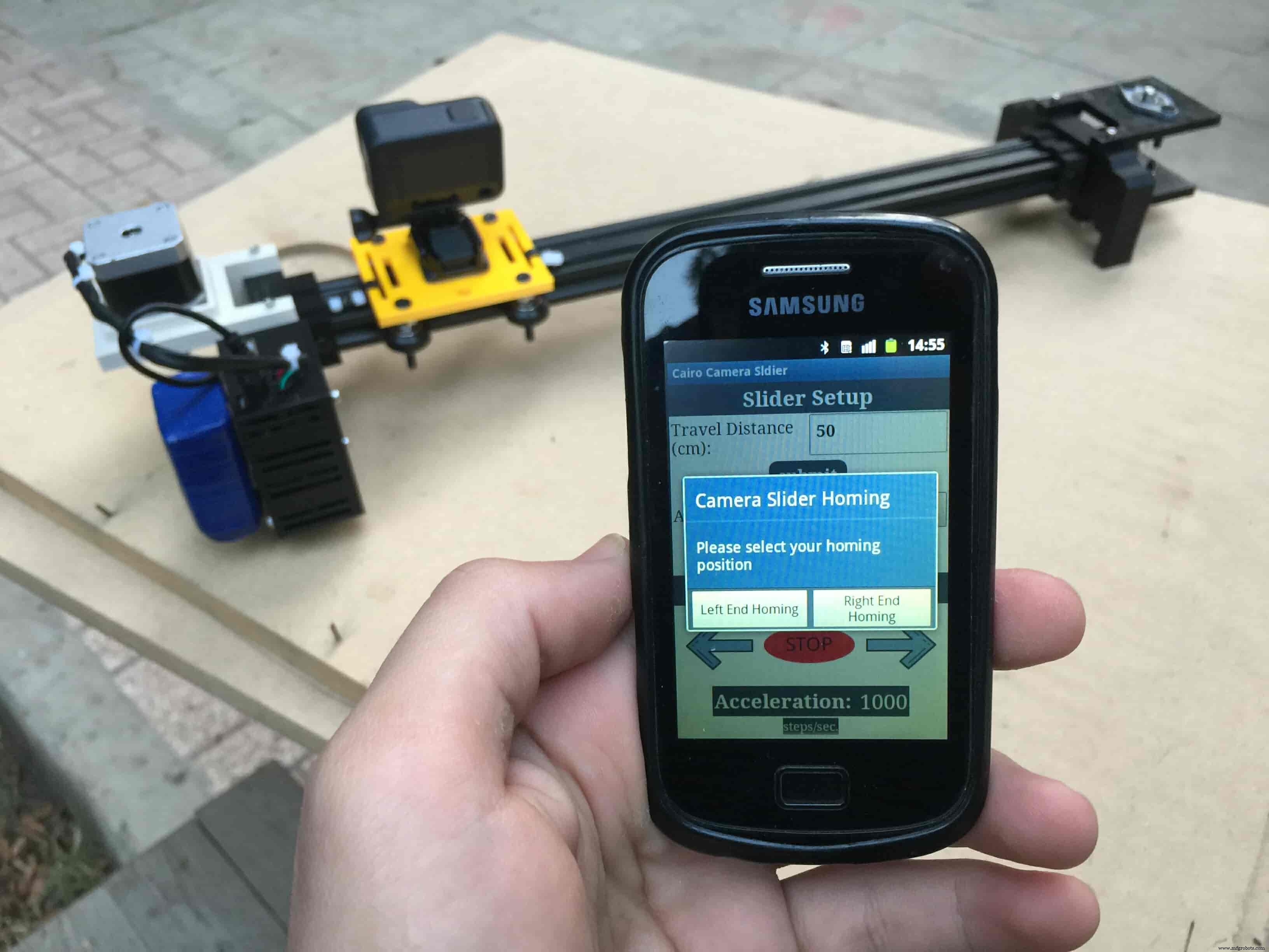 Bluetooth‑Enabled Arduino Motorized Camera Slider for Smooth Cinematic Shots