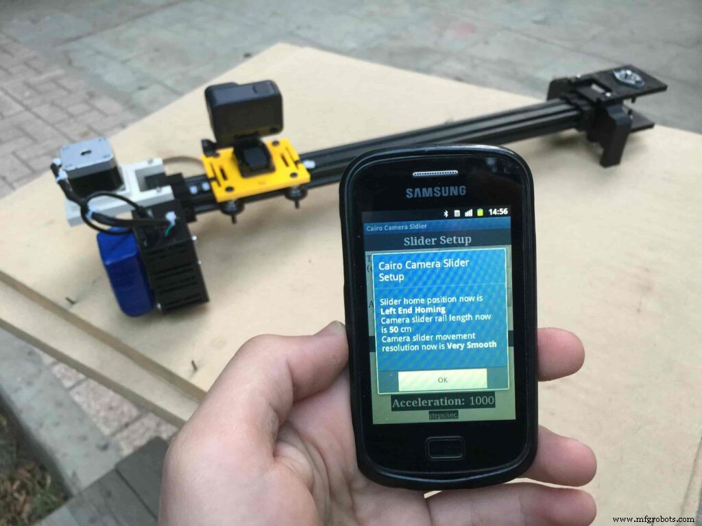 Bluetooth‑Enabled Arduino Motorized Camera Slider for Smooth Cinematic Shots