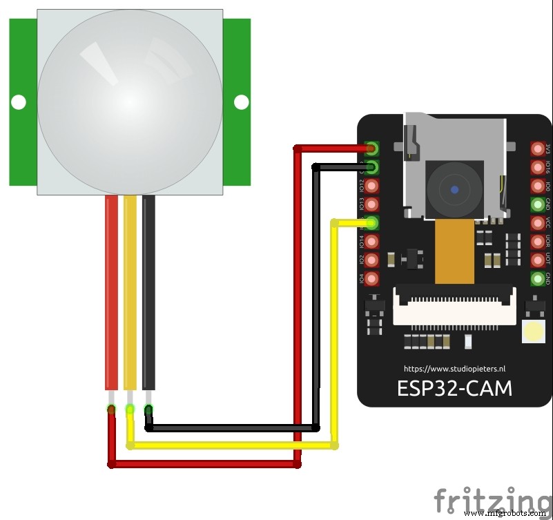 ESP32-Powered Motion-Detecting Security Camera for Discord