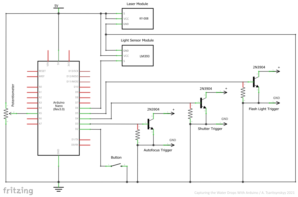 Capture Water Droplets in Action Using Arduino Nano – DIY High-Speed Photography