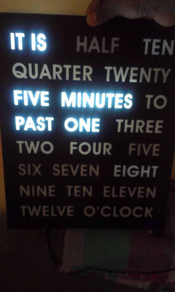 DIY Arduino Word Clock – Build a Sleek Real-Time Display