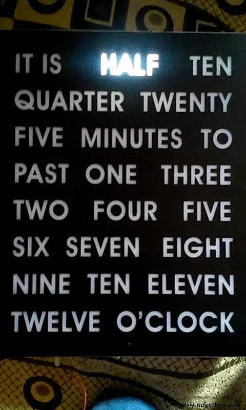 DIY Arduino Word Clock – Build a Sleek Real-Time Display