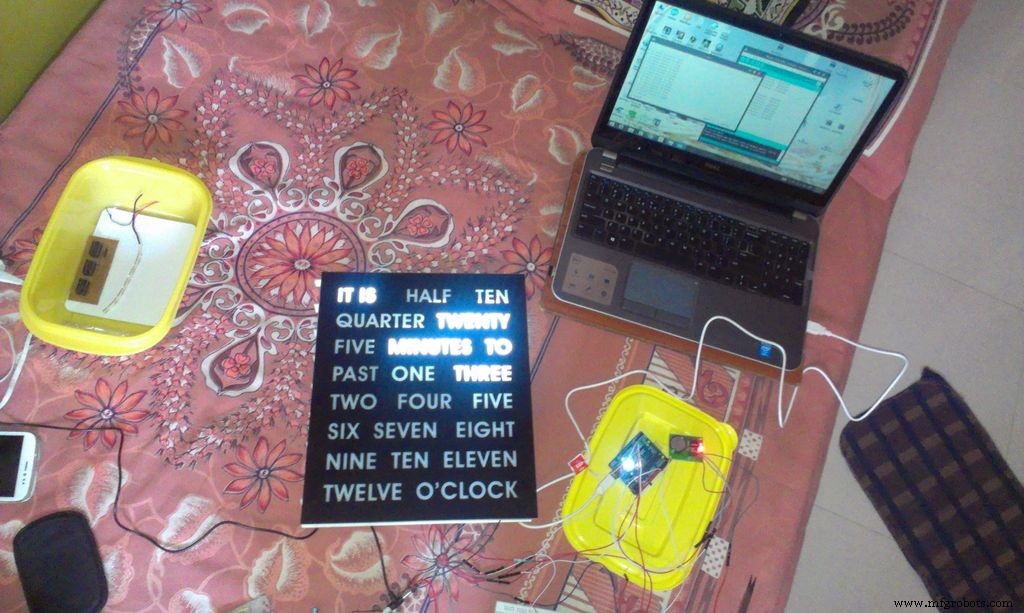 DIY Arduino Word Clock – Build a Sleek Real-Time Display
