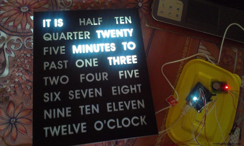 DIY Arduino Word Clock – Build a Sleek Real-Time Display