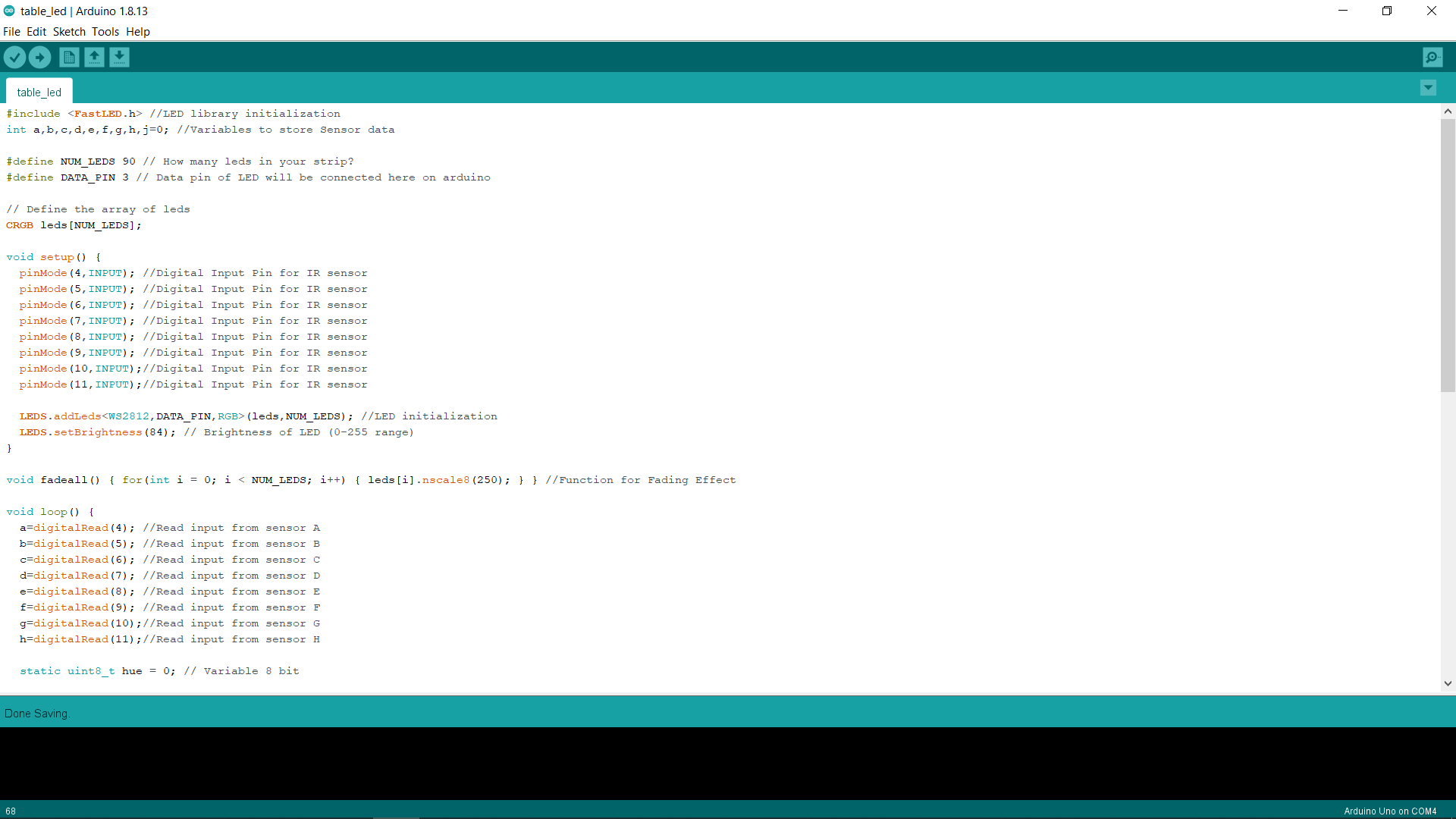 Gesture‑Controlled RGB Table Lamp – Interactive, Hands‑Free Lighting