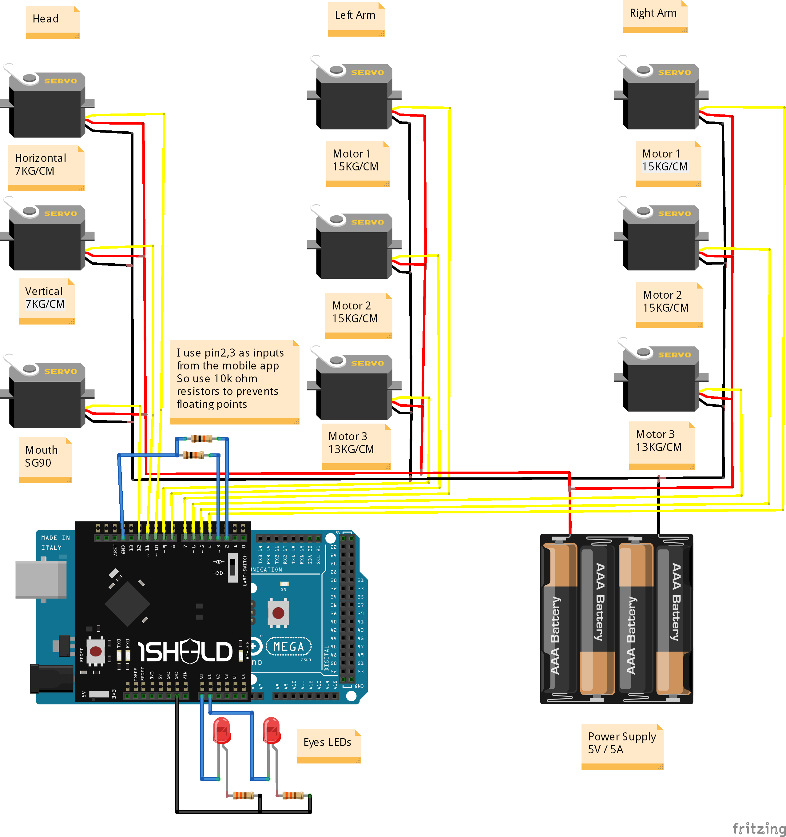 Build Sauron: The Semi‑Humanoid Robot – A Complete Arduino Mega 2560 Guide