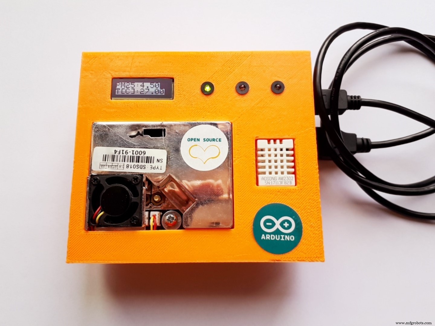 DIY Arduino PM10, Temperature & Humidity Sensor Kit