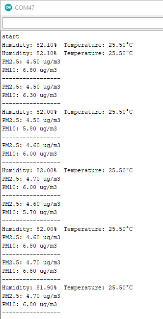 DIY Arduino PM10, Temperature & Humidity Sensor Kit