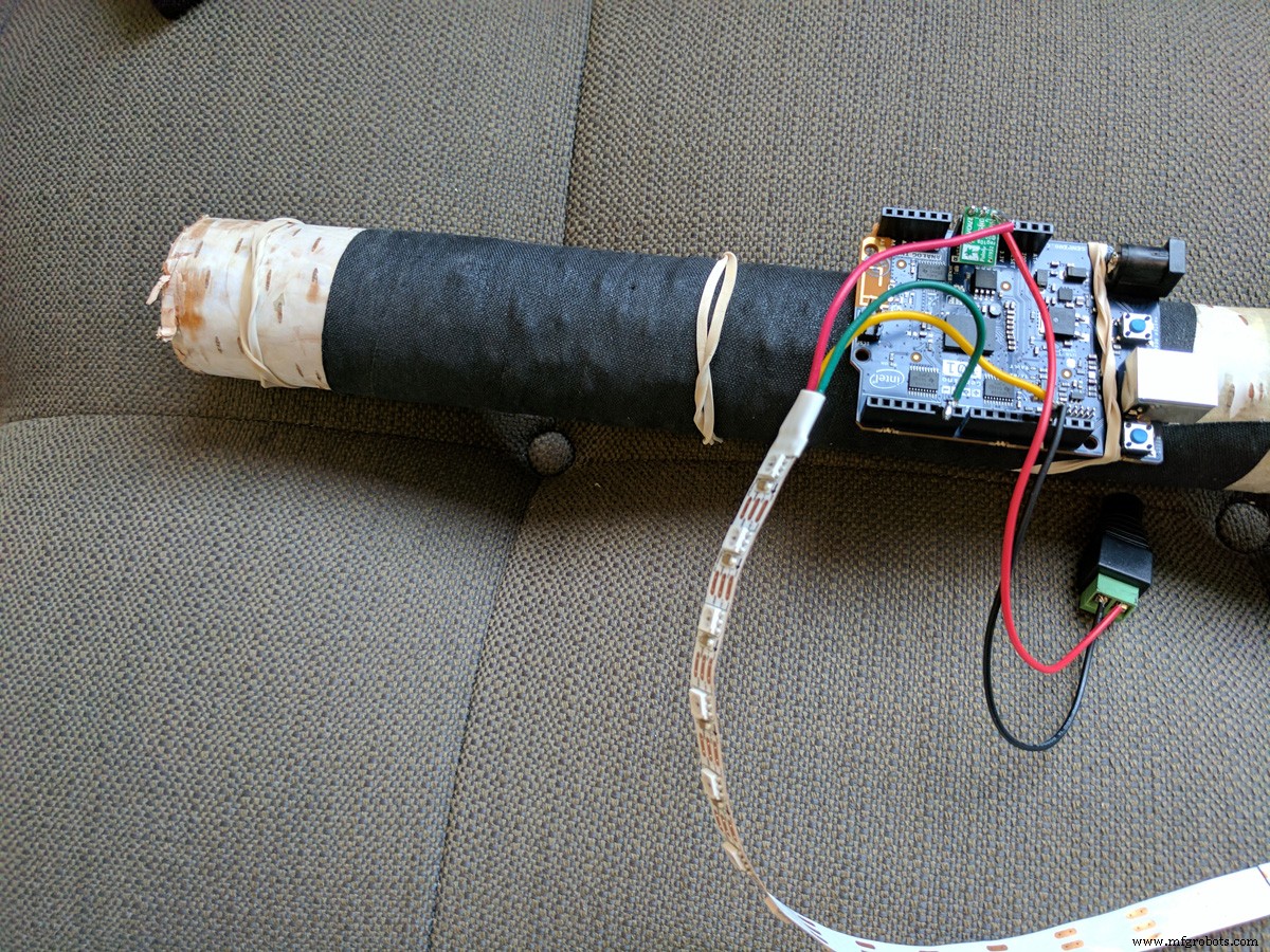 DIY Wizard Walking Staff Kit – Arduino, LED Strip, Voltage Regulator & More