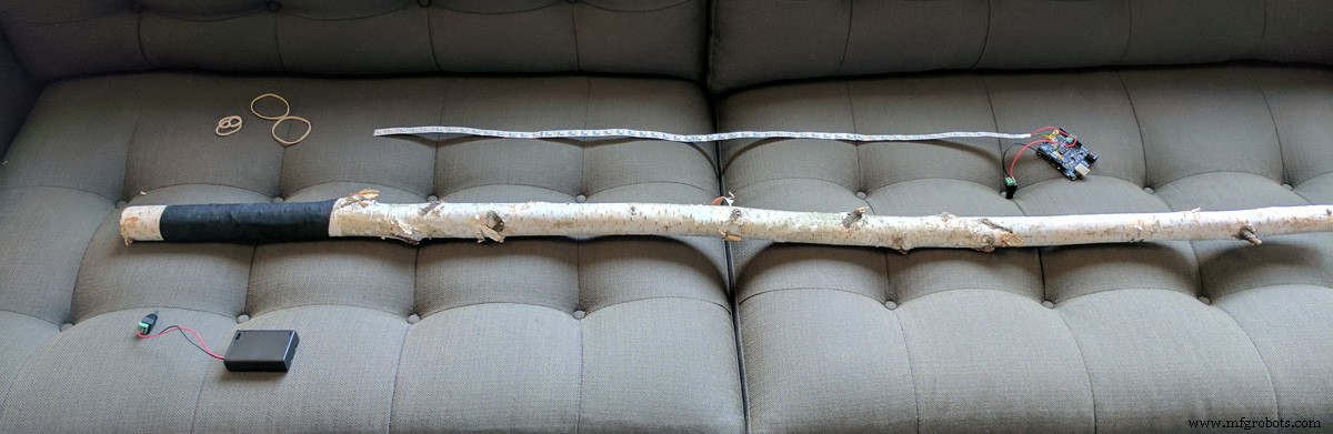 DIY Wizard Walking Staff Kit – Arduino, LED Strip, Voltage Regulator & More